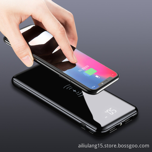 Popular P12 Mirror wireless power bank
